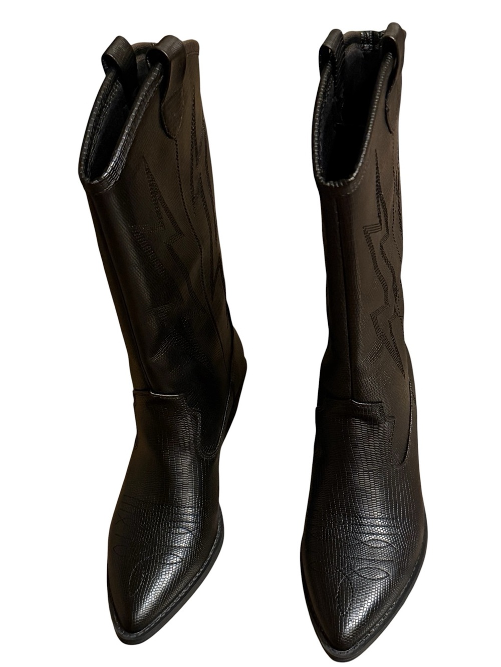 Dirty Laundry Black Western Knee-High Boots Women's 8